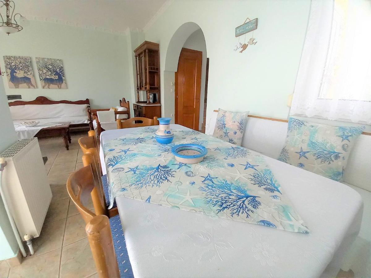 Villa Di Costa Nea Skioni Bagian luar foto